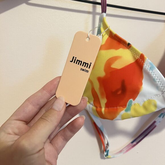 NWT Jimmi Swim Wynwood Bikini Set Size Small Multi Color - Picture 11 of 12